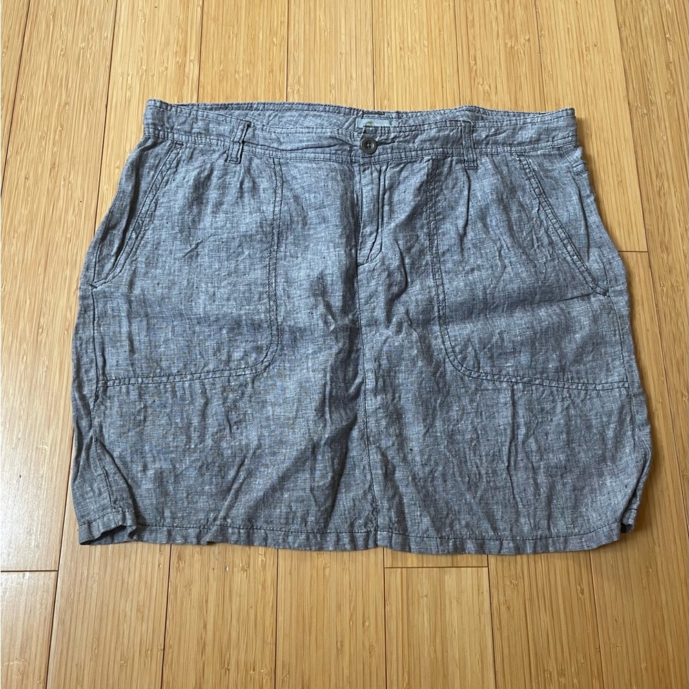 Horny Toad Gray Mini Skirt